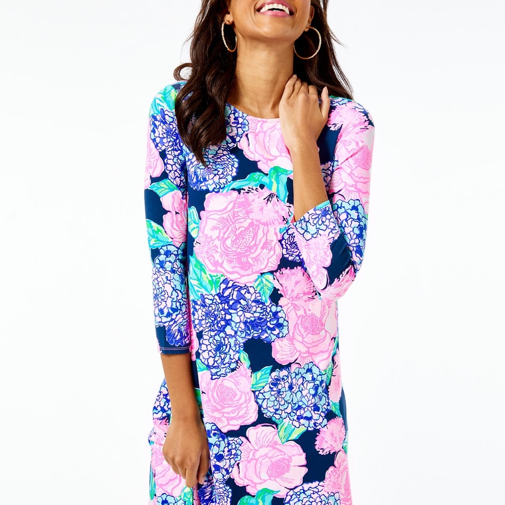 New  Lilly Pulitzer Ophelia Dress High Tide Navy XS